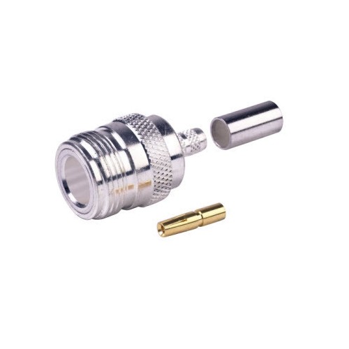 N Female connector for H155 and LMR240 low loss cable