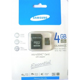 Micro SD HC 4GB Samusung CLASSE 4